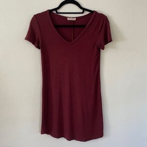 Olivia Rae V Neck Tshirt Dress